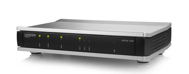Lancom 1640E (EU) - Bedrade Router - Zwart/Zilver