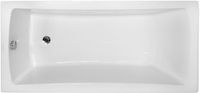 Badland OPTIMA ligbad 160 x 70 cm wit met bamboe badplank