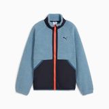 PUMA HYBRID SHERPA JACKET 68840534 Blauw/Zwart/Oranje Kinderen Unisex Maat 176