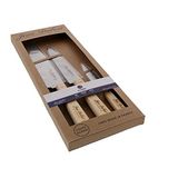 Set van 3 keukengerei, handvat van beukenhout.