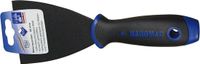 HAROMAC Schildersmes 60 mm RVS PTFE met 2-componenten handvat Blauw/Zwart