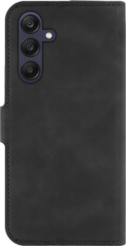 Just in Case Bookcase hoesje Samsung Galaxy A25 - Zwart - Kunstleer