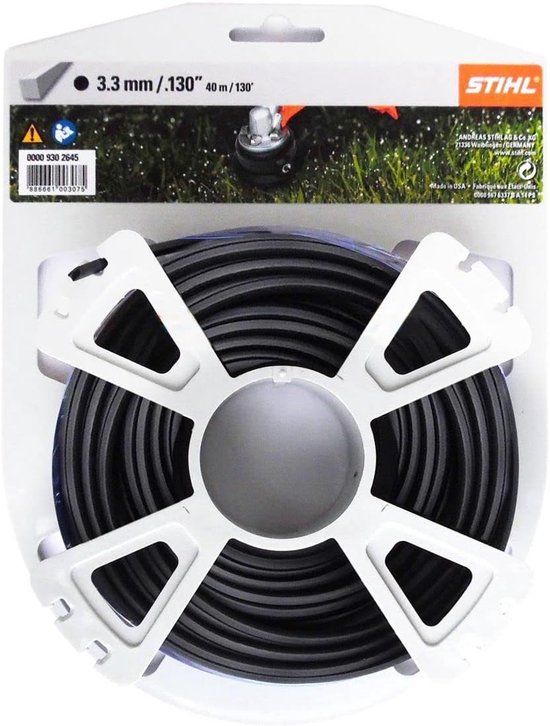 Stihl Accessoires Vierkant maaidraad op rol | Ø 3,3 mm x 38,0 m