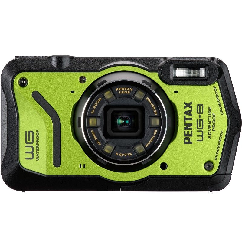 Pentax WG-8 Compact Camera - 20 MP - Groen
