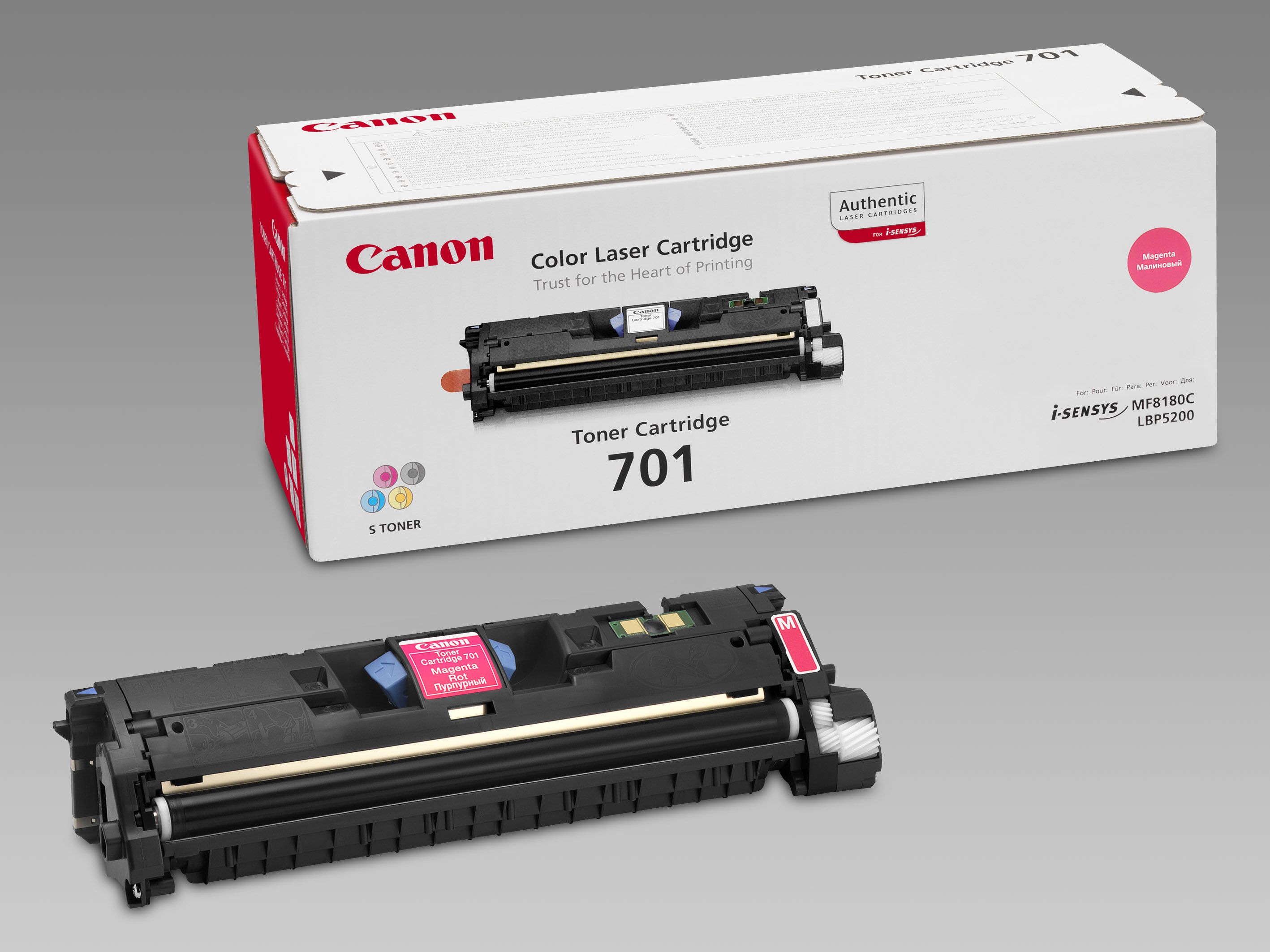 Canon 701L Magenta Toner Cartridge - 2000 Pages - Compatible with i-SENSYS MF8180C/LBP5200