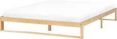 Beliani TALAIRAN Bed Lichtbruin 180 x 200 cm