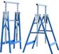 Homcom 2 x steigerbok opklapbaar tot 200 kg staal zwart B40-015