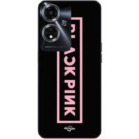 Blackpink Etui Oppo A59 5G Blackpink VIP Tickets Blackpink logo Voorkant zwart Maniacase