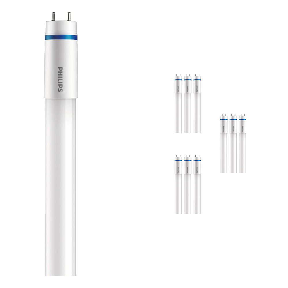 Philips Voordeelpak 10x LEDtube EM HO 8W 830 60cm (MASTER) | Warm Wit - incl. LED Starter - Vervangt 18W