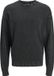 JACK&JONES JJECHARGE FADED KNIT CREW NECK SN Heren Gebreide truien Zwart XS