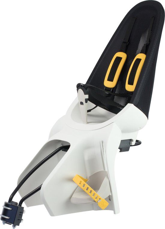Qibbel Air Fietsstoeltje Achter Frame - White Smoke