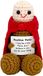Crocheted doll with card mother lucky charm anti-stress figure funny gift personalized idea