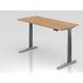 Hammerbacher bureau électrique 180x80cm XBHM pied aluminium
