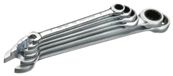 Heyco/Heytec 50720600080 ratelsleutelset 6-delig, 72 tanden, chroom vanadium, verchroomd