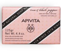 Apivita Rose & Black Pepper Natural Soap