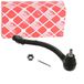 febi bilstein 48061 spoorstangeindstuk met kroonmoer en splint, 1 stuk