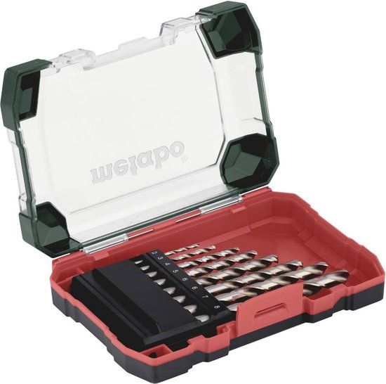 Metabo HSS-G Metaal-spiraalboorset 8-delig