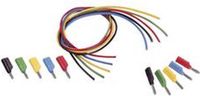 Voltcraft MS-4041 Meetsnoerenset 1 m Zwart, Rood, Blauw, Geel, Groen