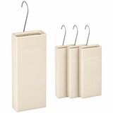 Merkloos Relaxdays Waterverdamper radiator - set van 4 - 400 ml - beige