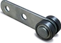 (roulement à billes en acier) Ferrures de porte coulissante [PROFIL 100] Porte coulissante Système de tubes de roulement Rail de roulement Porte de hall