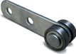 (roulement à billes en acier) Ferrures de porte coulissante [PROFIL 100] Porte coulissante Système de tubes de roulement Rail de roulement Porte de hall