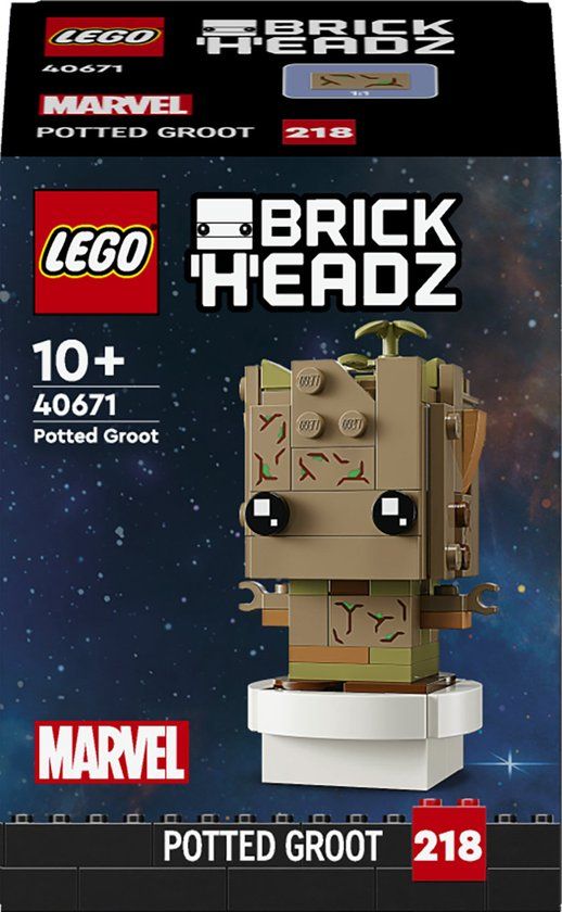LEGO Brickheadz 40671 - Marvel Groot in Pot