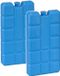Merkloos / Sans marque HI Koelblokken - Set van 4x stuks koelelementen - blauw