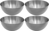 Secret de Gourmet Slakommetjes - 10x - schaaltjes - RVS - D13 x H6,4 cm