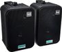 SereneLife Pyle PDWR50B waterbestendig universeel duo luidsprekersysteem binnen-buiten - Zwart