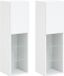 vidaXL TV-kasten met LED-verlichting, 2 stuks, wit, 30,5 x 30 x 102 cm