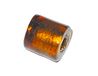 INNSPIRO Glazen parels, rond, transparant, amber, 1,0 x 1,3 cm, 500 g, ca.