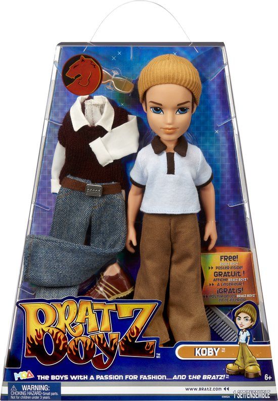 Bratz Series 3 Pop Koby Doll - Includes 2 Outfits & Poster - Ages 6+