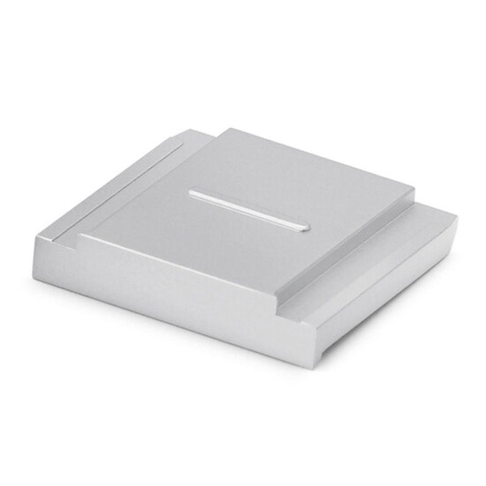 Leica 19655 Hotshoe Cover - Silver Anodized Aluminum