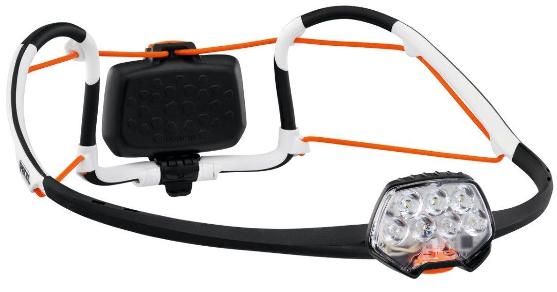 Petzl E104BA00 Headband Flashlight - Black, Orange, White - LED - 500 lm - USB Rechargeable