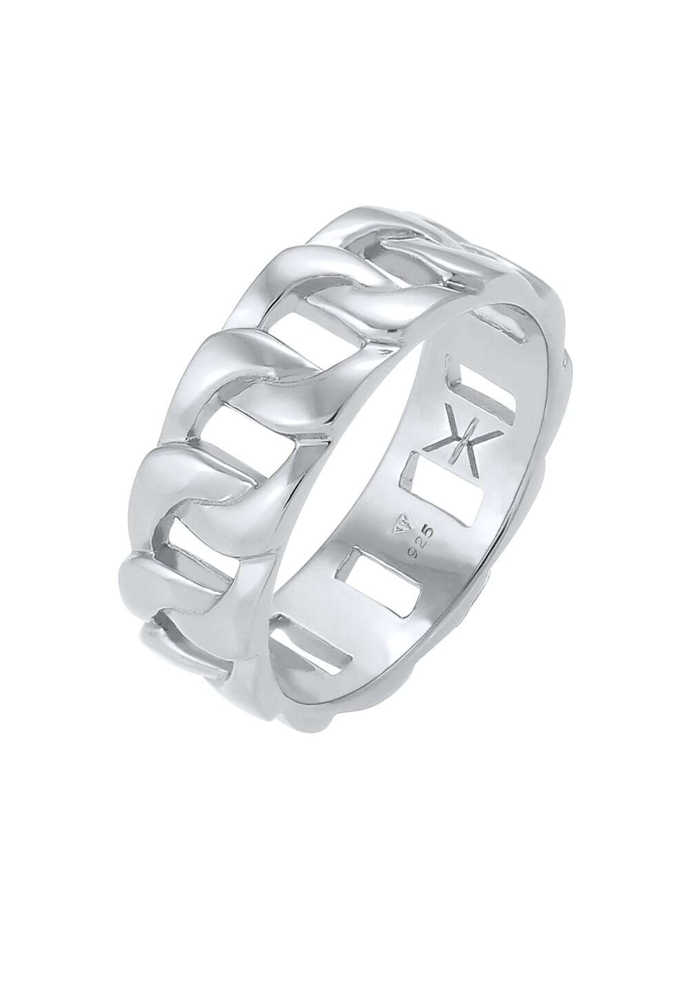 KUZZOI KUZZOI KUZZOI Ring Heren Statement Massief Trend Cool geoxideerd in 925 Sterling Zilver Mannen sieraden