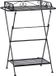 Beliani ANCUD - Tuintafel - Zwart - 35 x 40 cm - Metaal - Design