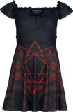 Alchemy by Killstar Killstar Alchemy Atargatis Mini Dress Dames Mini-jurk - Zwart/Rood - L