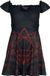 Alchemy by Killstar Killstar Alchemy Atargatis Mini Dress Dames Mini-jurk - Zwart/Rood - L