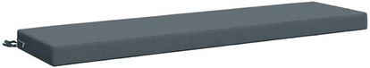 vidaXL Bankkussen SOEST 100% Polyester Blauw 150 x 40 x 8 cm