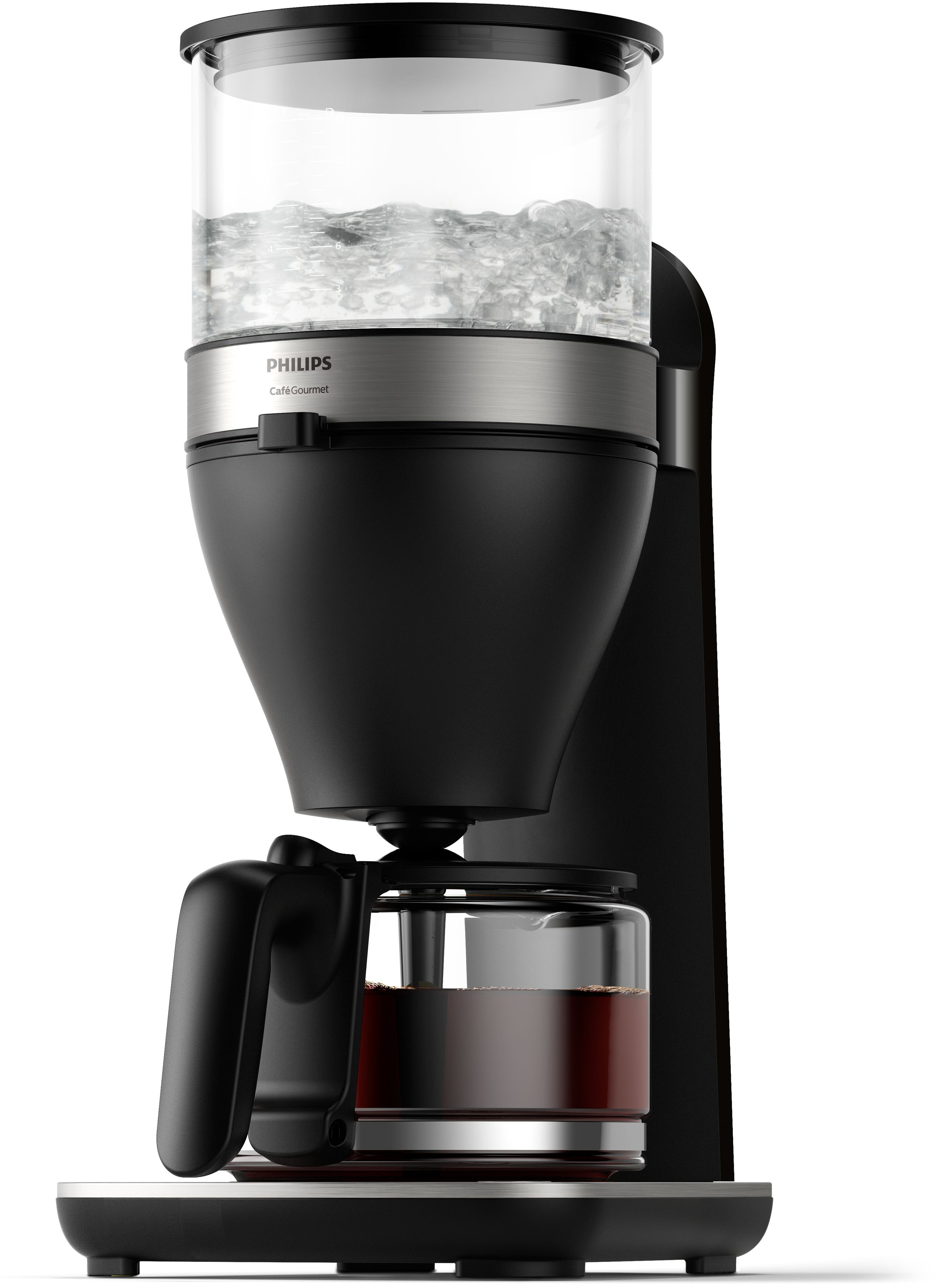 Philips Caf&#233; Gourmet HD5416/60 Koffiezetapparaat met druppelfilter, Boil&amp;Brew