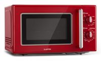 Klarstein Caroline combimagnetron met grillfunctie - 20 liter, 700/1000W, Rood