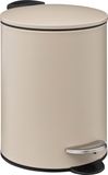 Eazy Living Poubelle à pédale 3L Charlie Beige