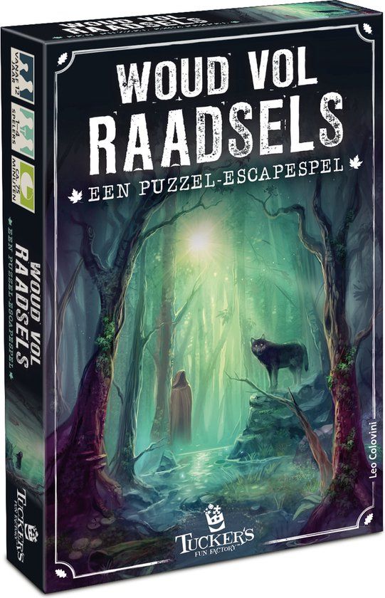 Tucker's Fun Factory Woud Vol Raadsels - Escape Room Spel - Standaard editie - Nederlands