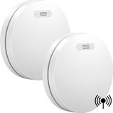 Aroha Link Hittemelder/Rookmelder - 10 jaar batterij - 2 stuks