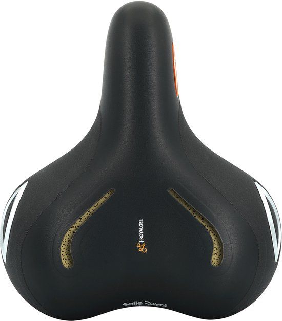 Selle Royal zadel Lookin Relaxed Stracciatella zwart
