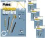 Clairefontaine Paint ON Multi-Techniek Pad Tekenpapier Schilderpapier Blauw A5 250 g 15 vel 4 pack