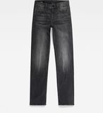 G-Star Strace Straight Wmn Jeans Femme Coton/Chanvre/Élasthanne Worn in Black Moon
