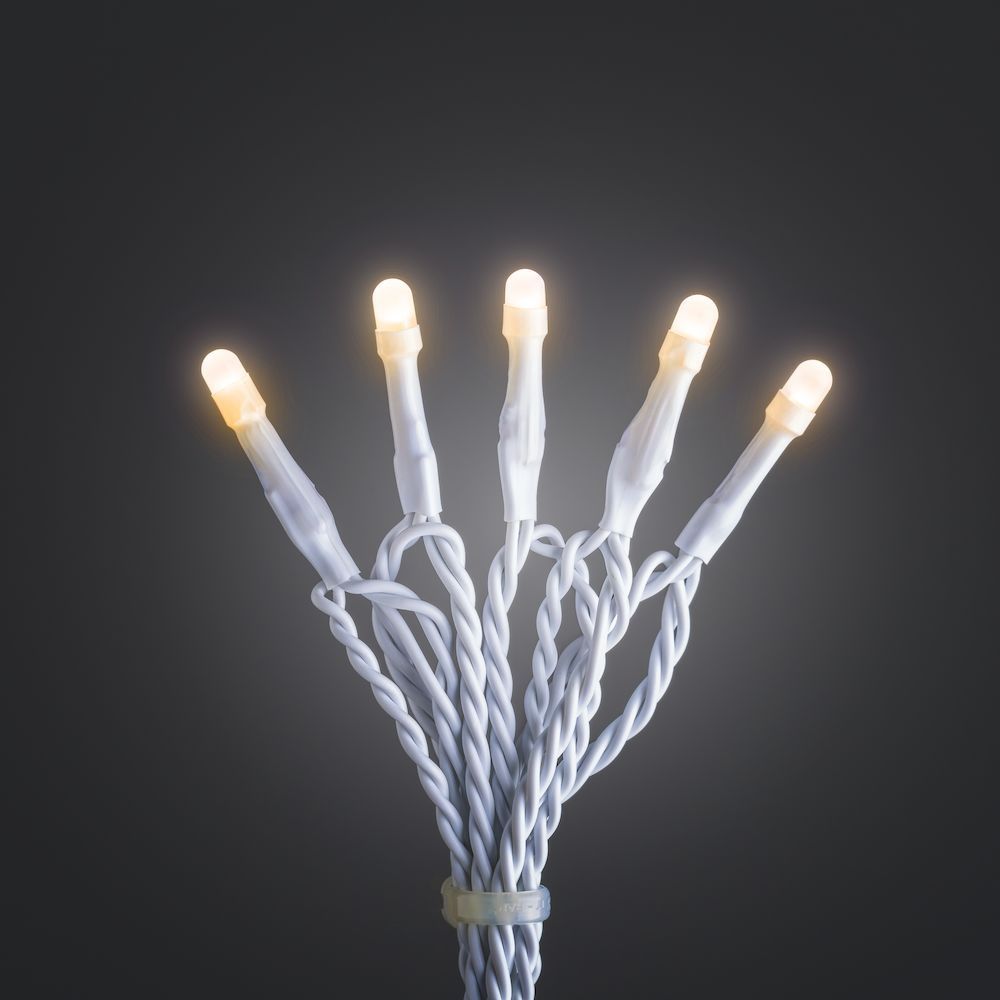 KONSTSMIDE 3811-800 Slinger - Zwart - Kunststof - 80 Amberkleurige Diodes