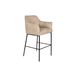 Fijalo DKD Home Decor Kruk Zwart Beige Metaal 59 x 60 x 107 cm