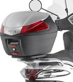 PortaPACCHI Givi Monolock Piaggio Liberty 50/125/150/200&liberty 50/125/150 I-get Topkoffer Achtermontage Zwart